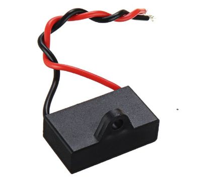Picture of FAN MOTOR CAPACITOR 1.5uF 250VAC W/LEADS